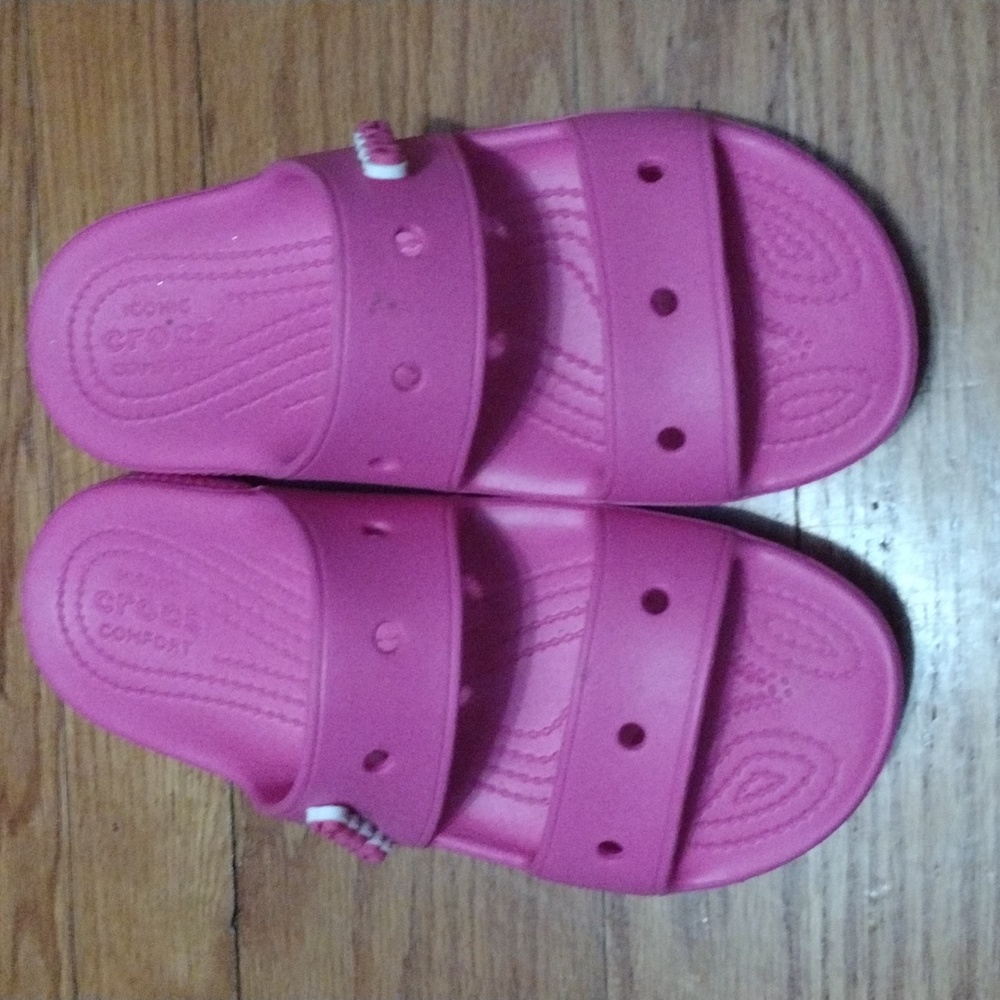 COPY - Pink Crocs sandals